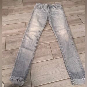 AG Adriano‎ goldschmied skinny angle jeans grey wash size25